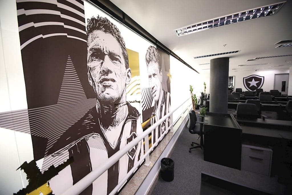 Novo escritório da SAF do Botafogo no Nilton Santos (Foto: Divulgação/Botafogo)