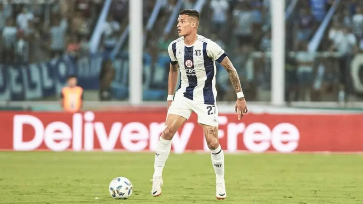 Juan Portilla, volante colombiano o Talleres-ARG