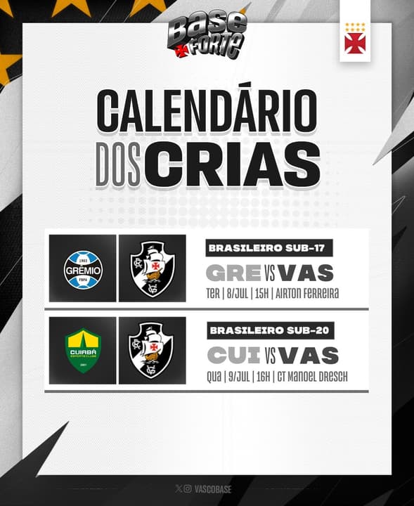Cuiabá x Vasco sub-20