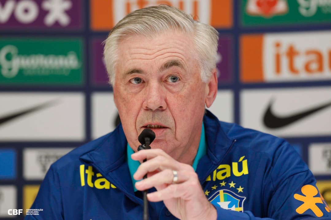 Carlo Ancelotti é o técnico da Seleção Brasileira (Foto: Rafael Ribeiro/CBF)