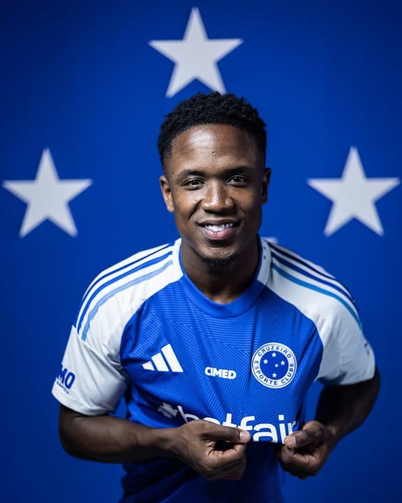 Colombiano Luis Sinisterra, atacante do Cruzeiro (Foto: Gustavo Aleixo/Cruzeiro)