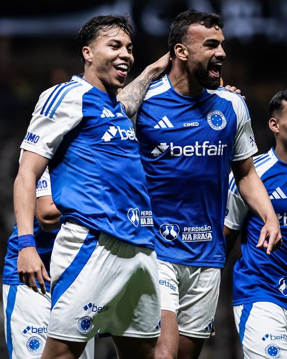 Kaio Jorge e Fabrício Bruno, do Cruzeiro (Foto: Gustavo Aleixo/Cruzeiro)