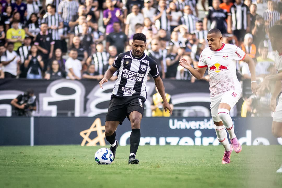 Partida entre Ceará e RB Bragantino, pelo Brasileirão (Foto: Gabriel Silva/Ceará SC)