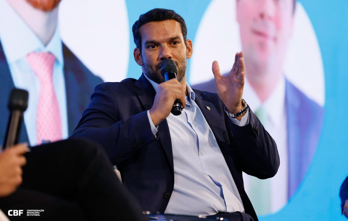 Samir Xaud, presidente da CBF, na Rio Innovation Week
