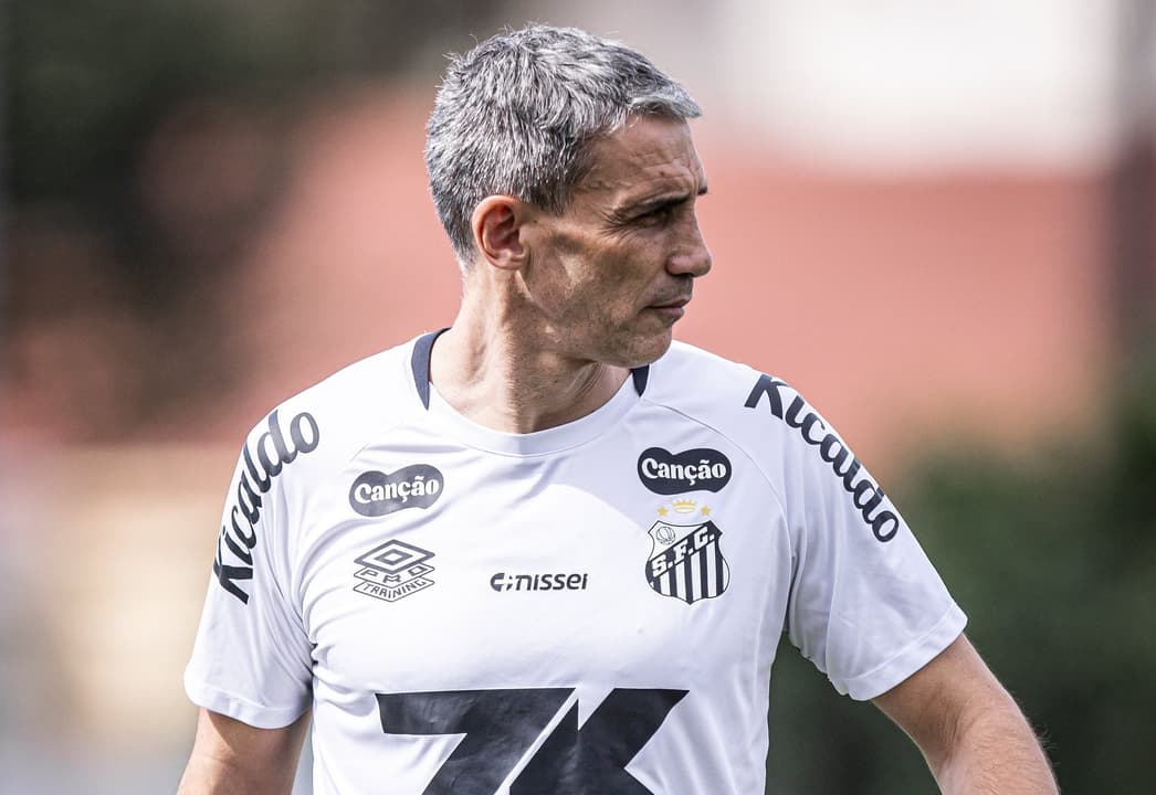 Juan Pablo Vojvoda, técnico do Santos (Foto: Raul Baretta/ Santos FC)