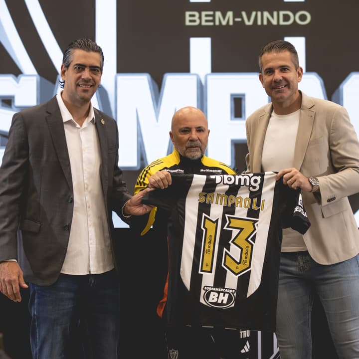 Jorge Sampaoli é o novo técnico do Atlético-MG (Foto: Pedro Souza/Atlético)