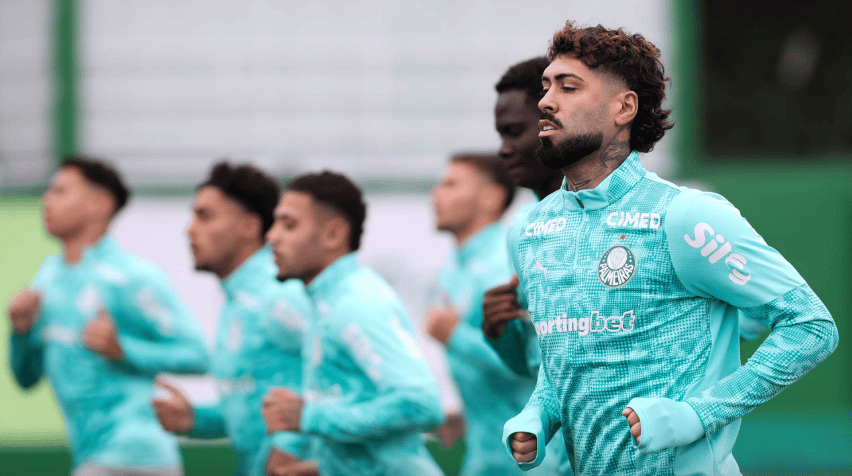 Treino do Palmeiras na Academia de Futebol