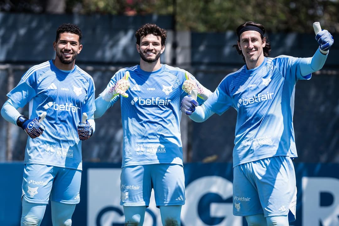 Cássio e Otávio em treinamento na Toca II