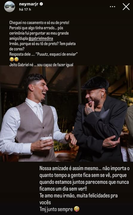 Neymar Culpa Gabriel Medina Por Gafe Em Casamento.html
