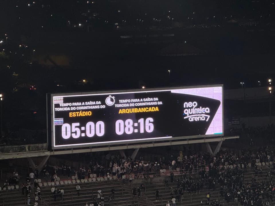 Corinthians Usa Cronometro Para Saida De Torcedores Da Arena Entenda.html