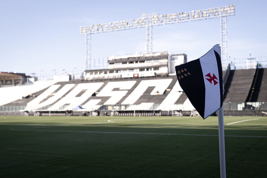 Estádio de São Januário antes da partida entre Vasco e Olímpia