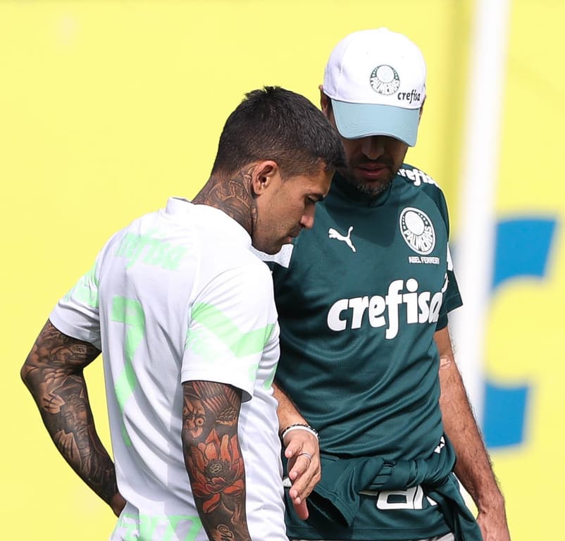 Abel reforça pedido de Dudu para não jogar e nega atritos com atacante