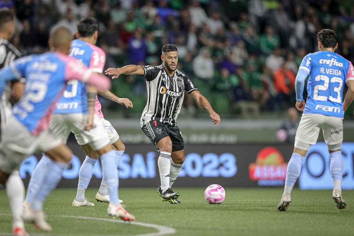 Placar mais comum entre Atlético-MG e Palmeiras: empate por 1 a 1.