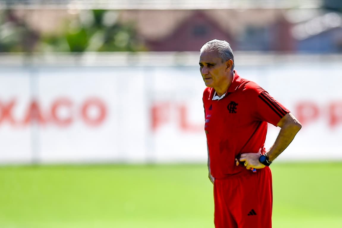 Dilema de Tite na escalação do Flamengo para enfrentar o Fluminense