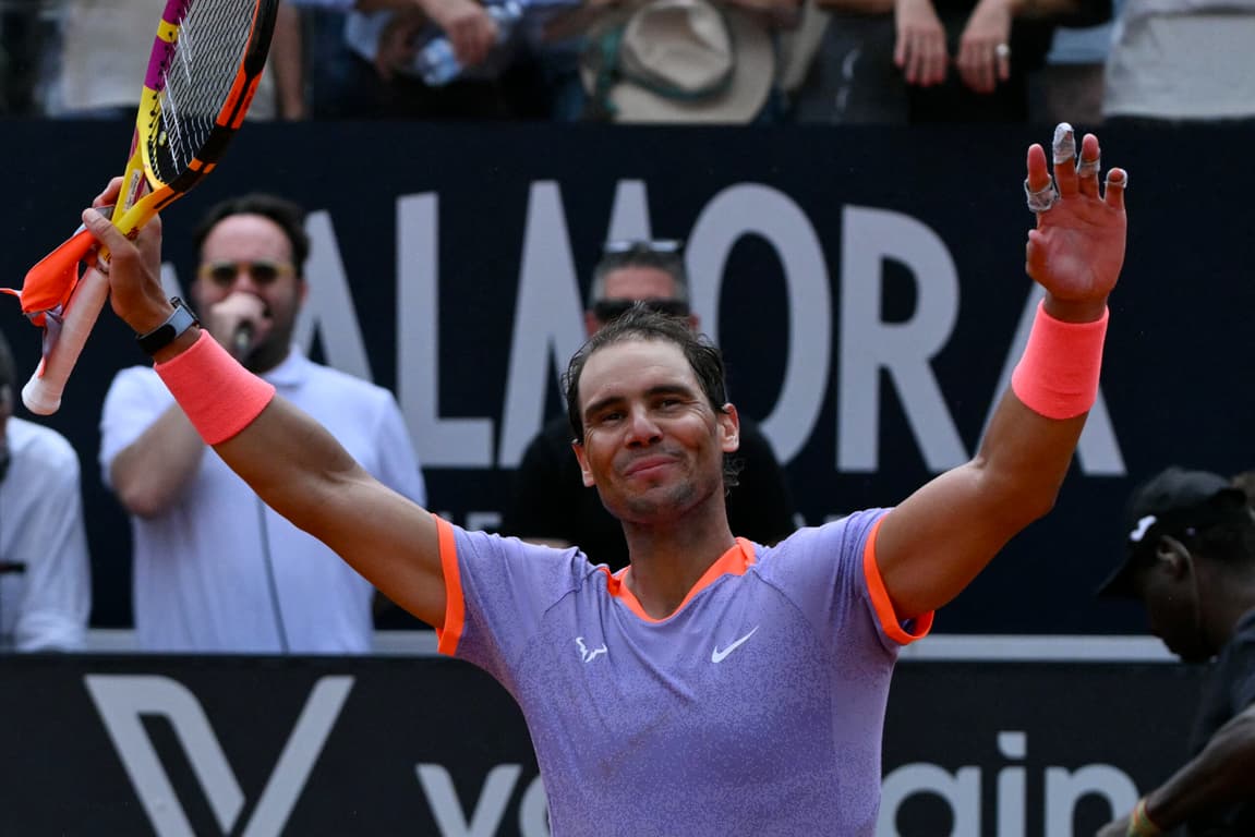 Rafael Nadal becomes a three-hour battle and faces top 10 in Rome