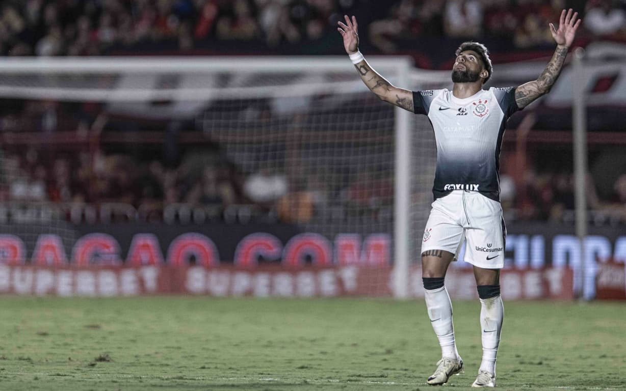 Yuri Alberto brilha, mas ataque do Corinthians ainda gera dúvidas no Brasileirão.
