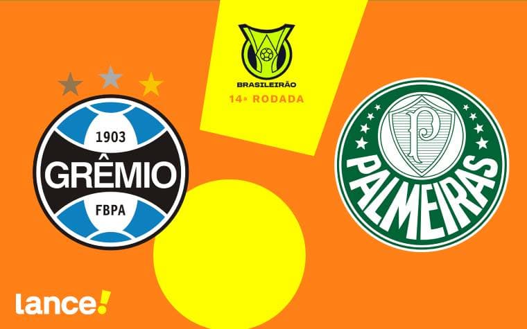 Grêmio x Palmeiras: como assistir ao vivo, horário e escalações pelo Brasileirão