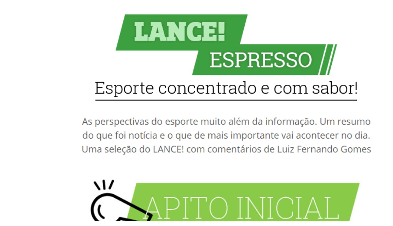 LANCE! Espresso: Fim de uma era no futebol mundial? Ainda não