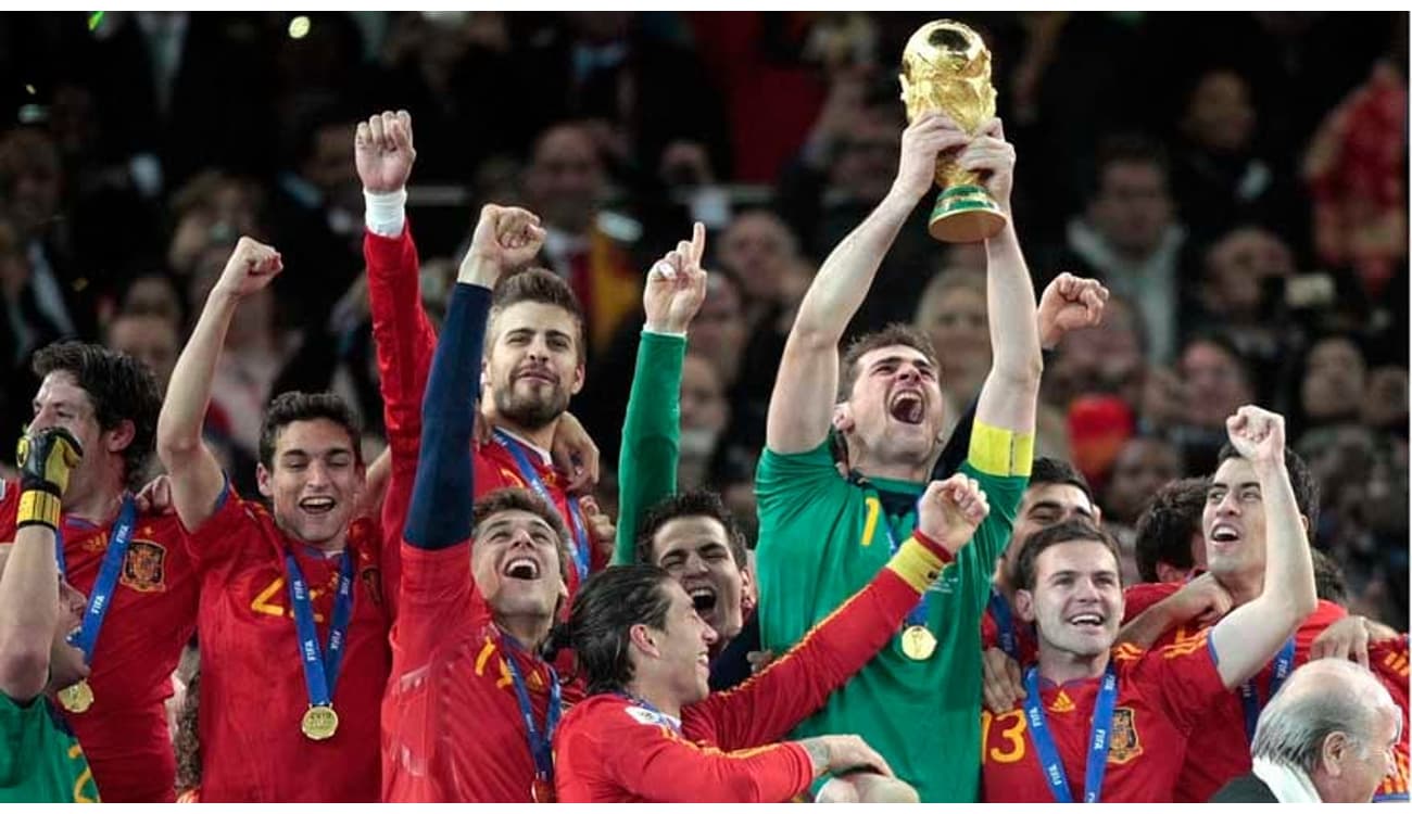 Espanha venceu apenas três jogos em Copa do Mundo desde que foi