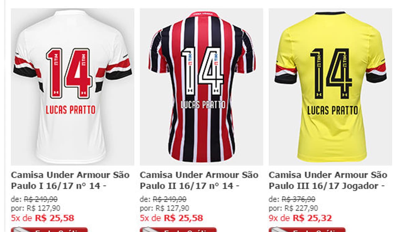 Camisa do sao paulo best sale com numero