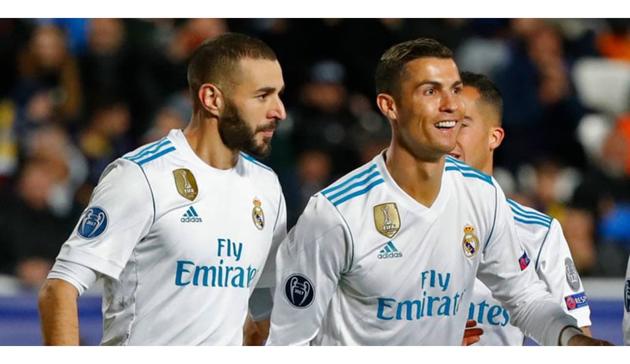 Ronaldo é o melhor jogador de todos os tempos”, diz Benzema