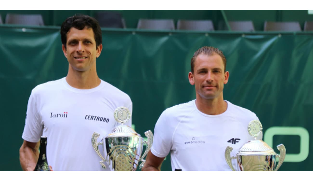 Marcelo Melo é tricampeão de duplas do ATP 500 de Halle