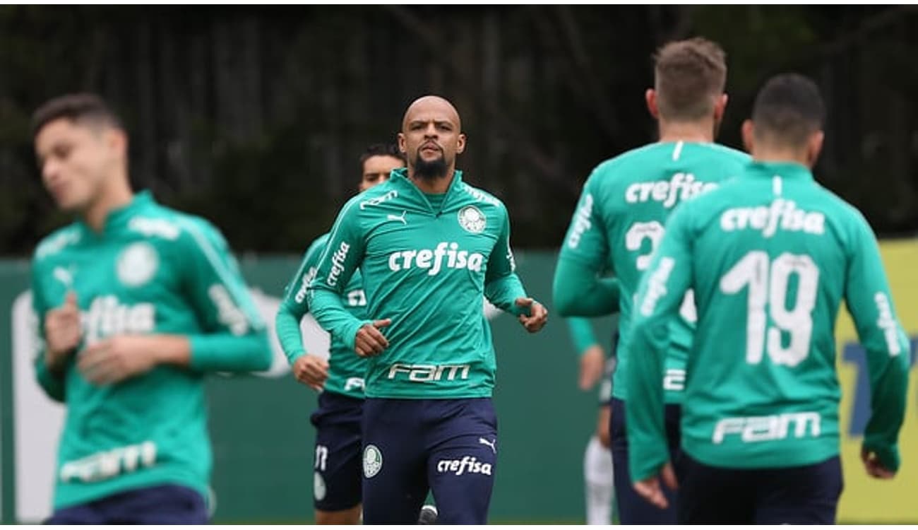 PALMEIRAS X SÃO PAULO, AQUECIMENTO