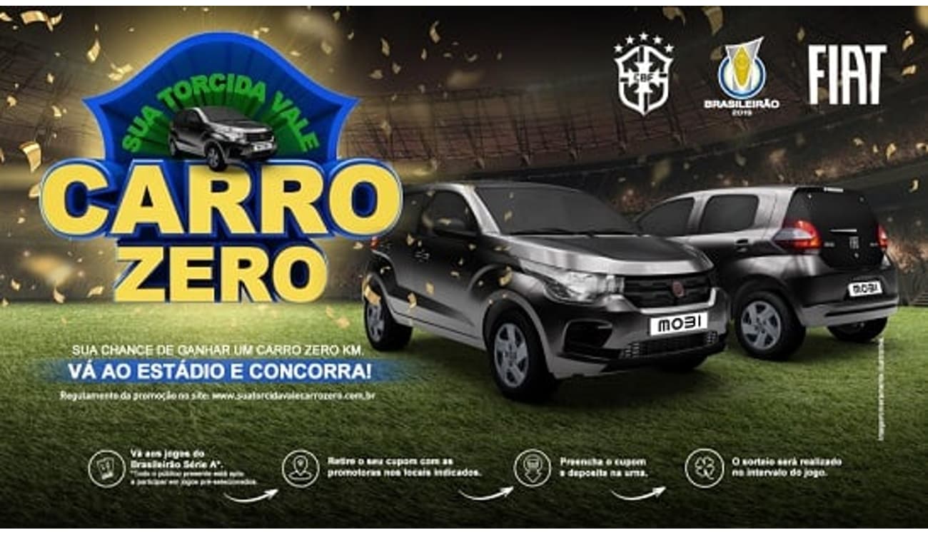 Brasileirão terá promoção com sorteio de carros para torcedores