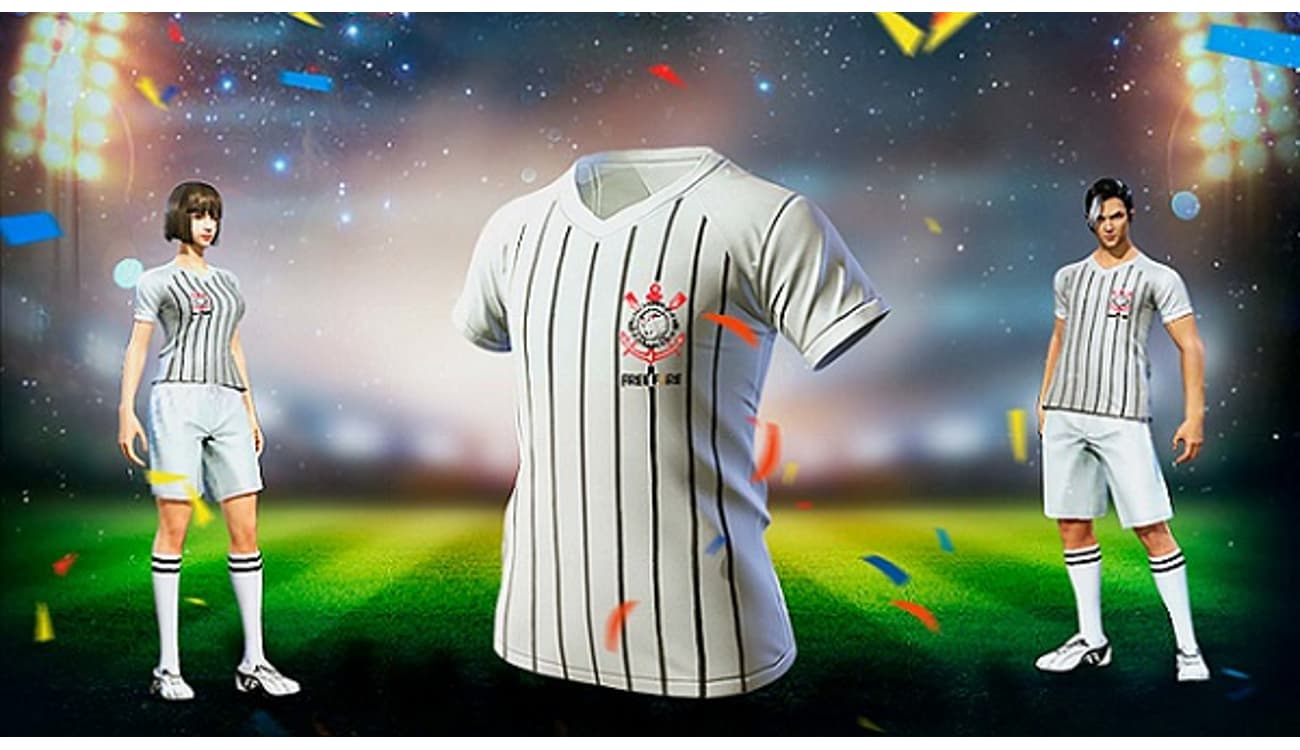 E-sports: Free Fire: Corinthians lança nova camiseta e pensa em dar  sequência no mercado com novos produtos!