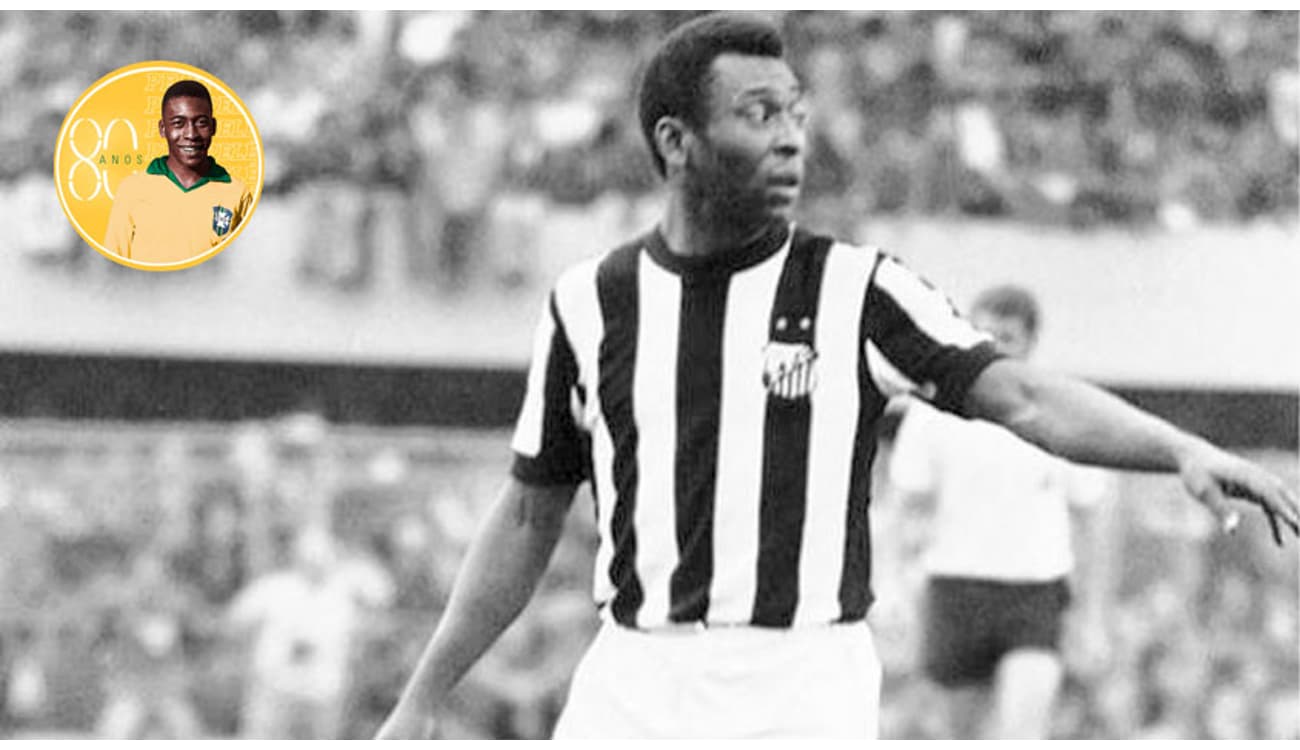 80 anos de Pelé  O Rei marcou 5% dos seus 1,2 mil gols em times