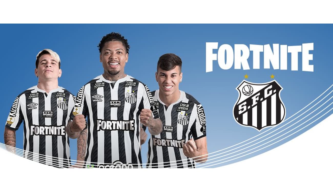 Após lançar skin do Santos, Fortnite será patrocinador do time na final da  Libertadores