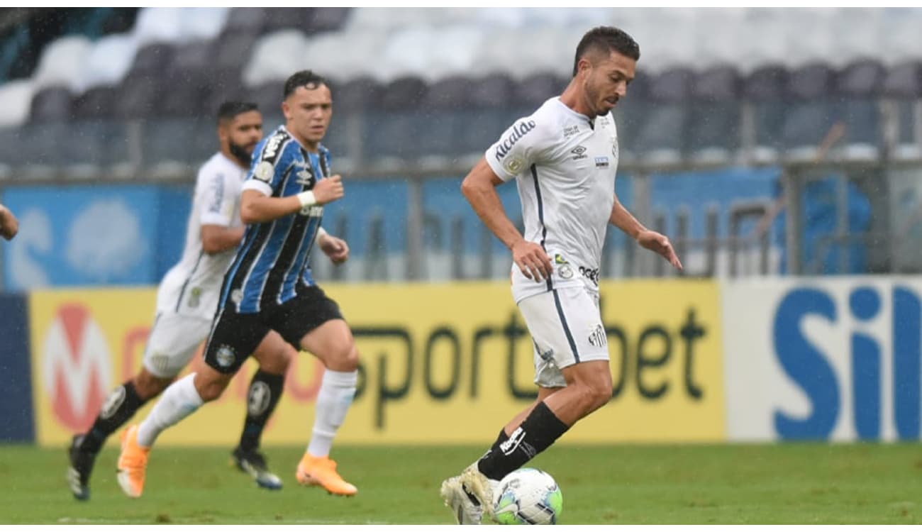 Grêmio e Santos empatam em Porto Alegre em jogo com 3 pênaltis