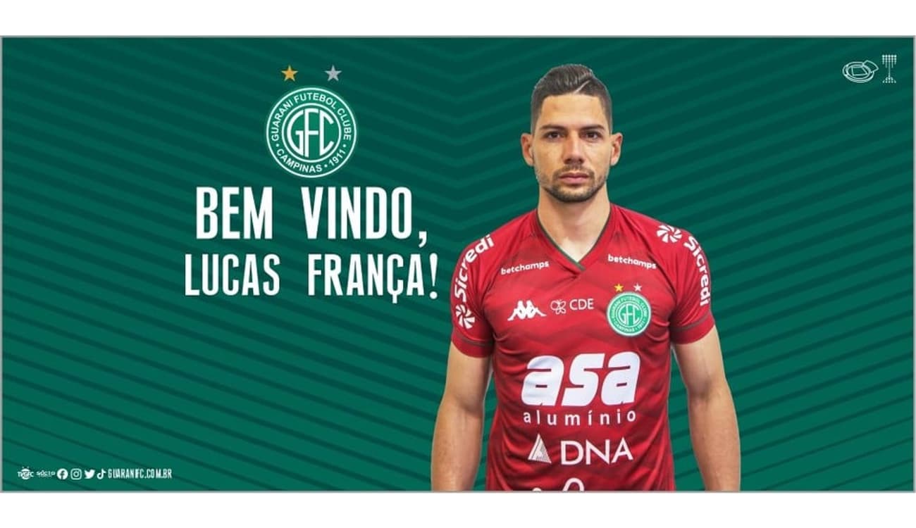 Goleiro Lucas França chega por empréstimo ao Guarani - Lance!