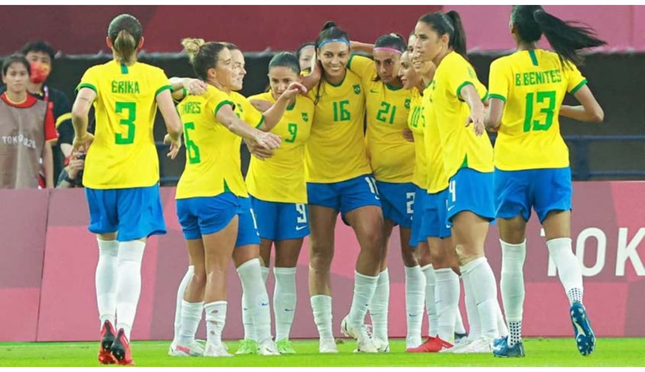 Brasil estreia nos Jogos de Tóquio com seleção de futebol feminino