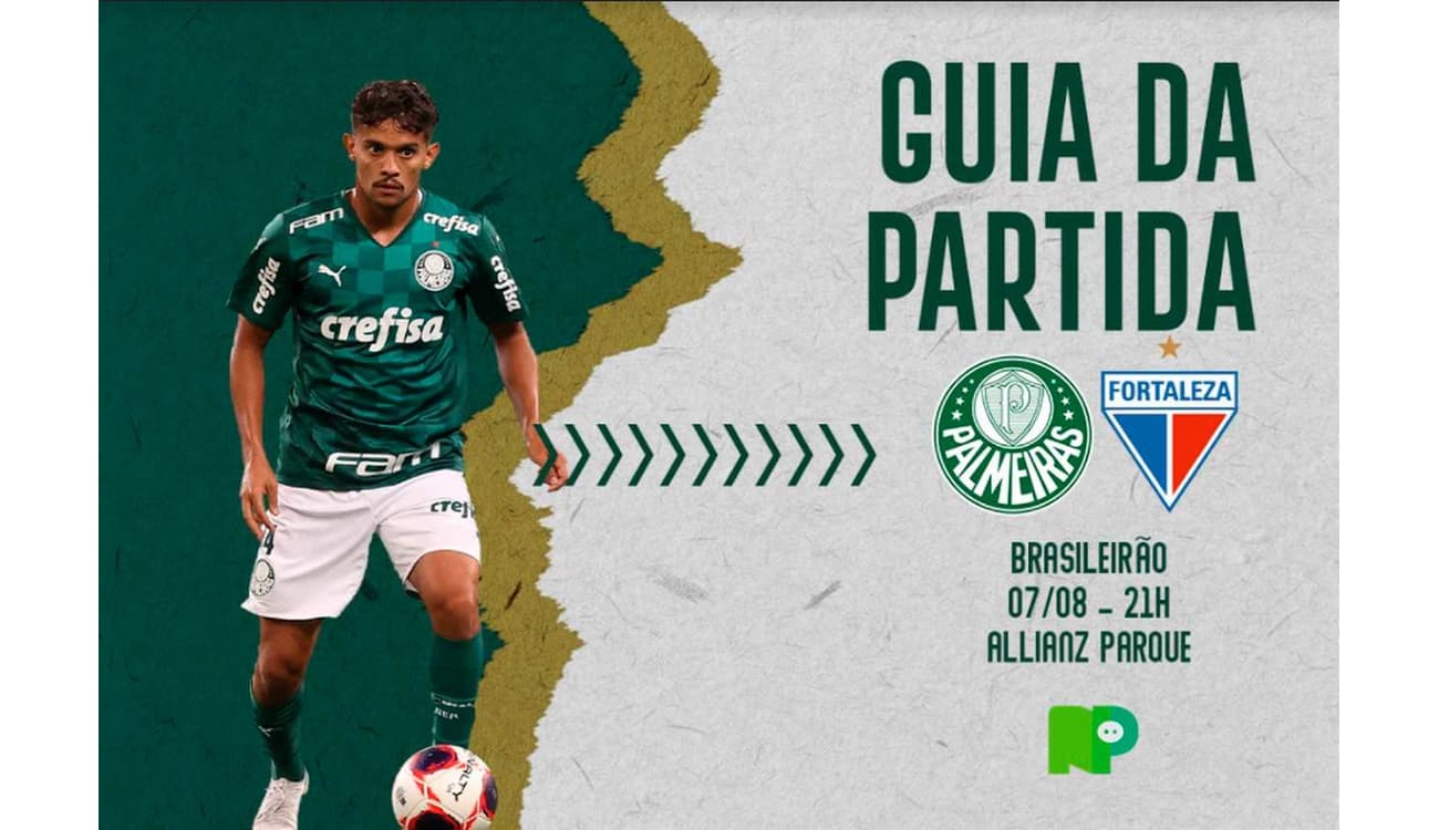 Palmeiras x Fortaleza: veja onde assistir, escalações, desfalques e  arbitragem, brasileirão série a