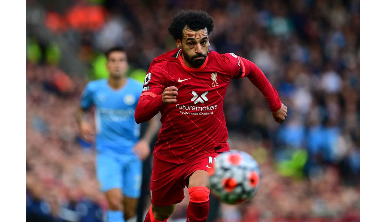 Jogador De Futebol Profissional Egípcio Mohamed Salah Foto