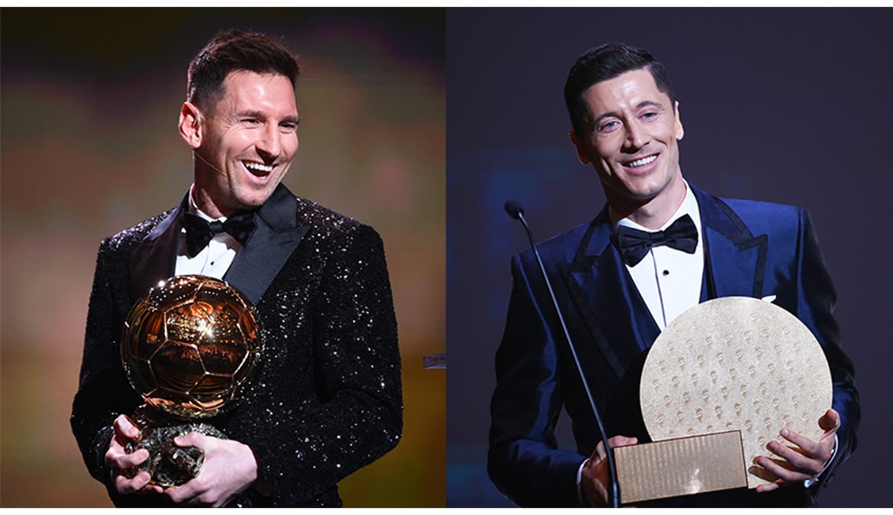 Messi supera Lewandowski e vence a Bola de Ouro de 2021 - Placar - O  futebol sem barreiras para você