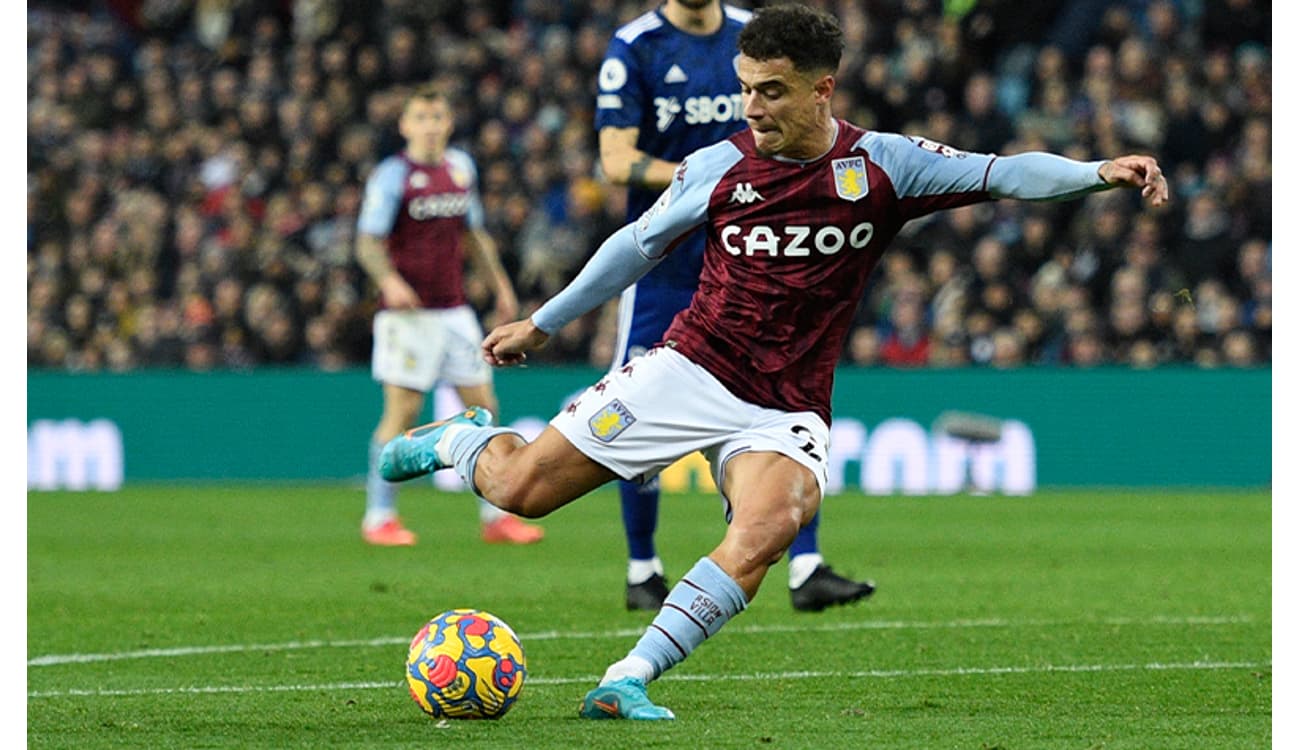 Philippe Coutinho brilha com gol e duas assistências, mas Aston Villa cede  empate ao Leeds no Inglês, futebol inglês