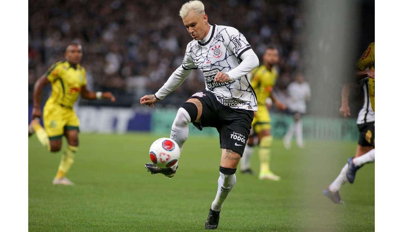 Róger Guedes durante a semifinal do Campeonato Paulista de 2022