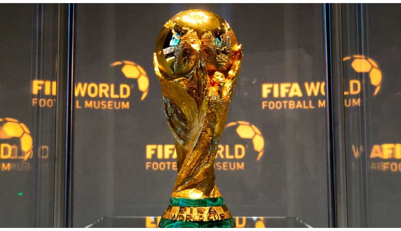 Qatar 2022 Novo Troféu Copa do Mundo de Futebol Prêmio Campeão de Futebol  de Ouro Torcedor 36 cm