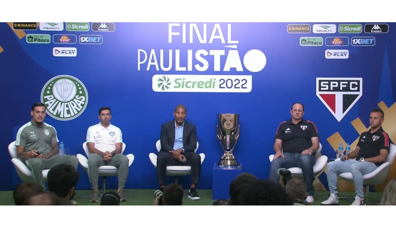 Paulistão on X: A partida de ida da decisão do Paulistão Sicredi 2022  entre São Paulo e Palmeiras acontece nesta quarta-feira (30), às 21h40, no  Morumbi. O jogo será transmitido ao vivo