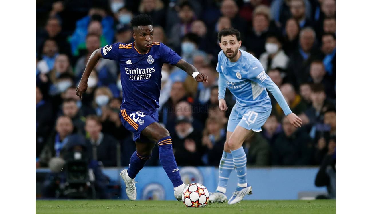 Em jogo de sete gols, Manchester City vence o Real Madrid e larga em  vantagem na semifinal da Champions - Lance!