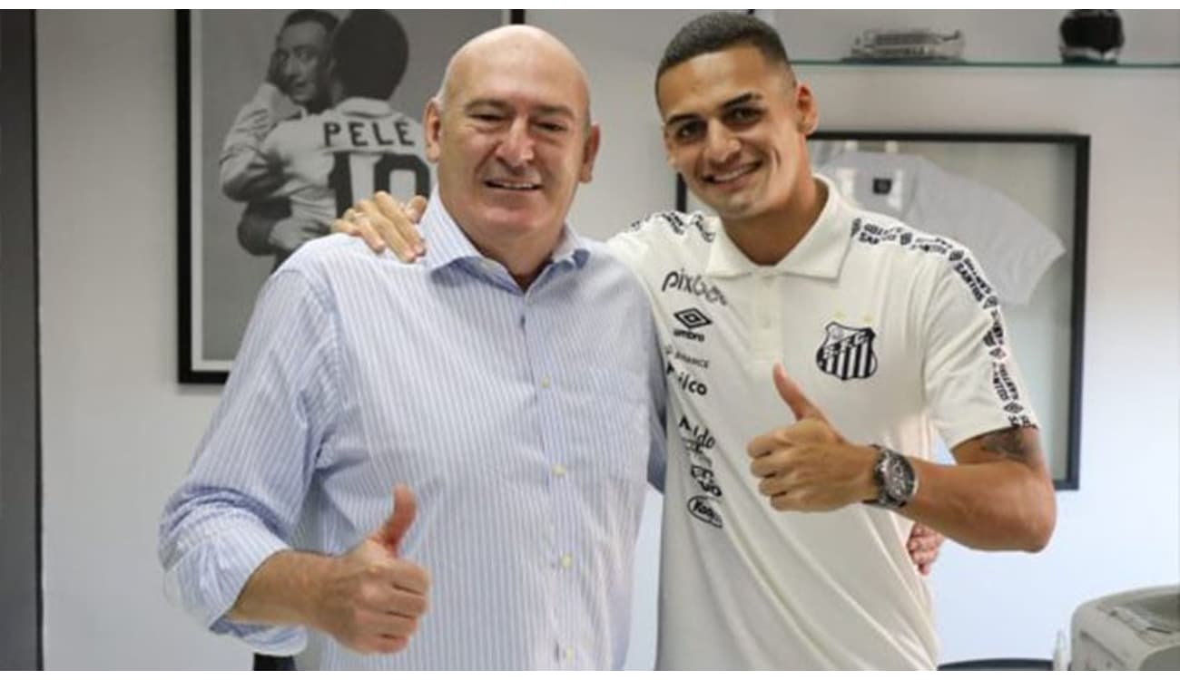 Santos se reúne por renovação de joia da base; jovem tem quatro