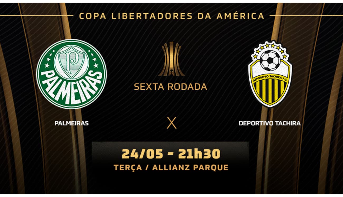 PALMEIRAS X DEPORTIVO TACHIRA AO VIVO COM IMAGENS - JOGO DE HOJE - ASSISTA  AGORA 