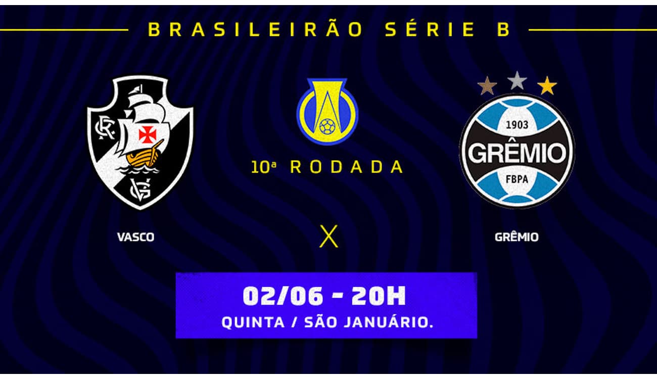 Jogos de Vasco e Grêmio movimentam rodada desta terça-feira - Esportes -  Campo Grande News