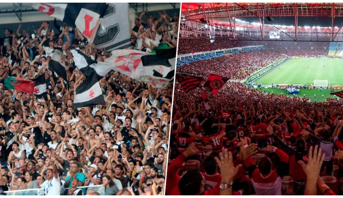 Botafogo x Vasco tem 30 mil ingressos vendidos; torcedores formam