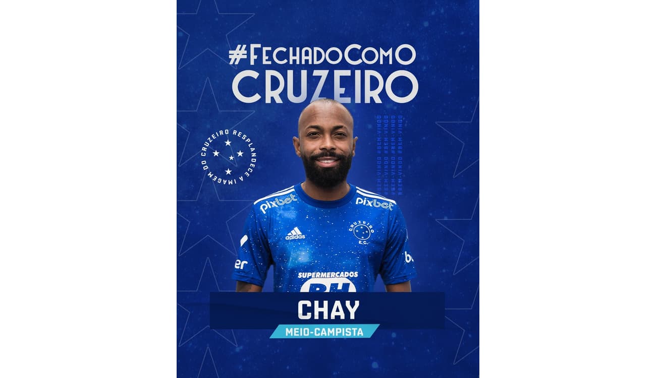 Cruzeiro anuncia contratação de Chay, do Botafogo, cruzeiro