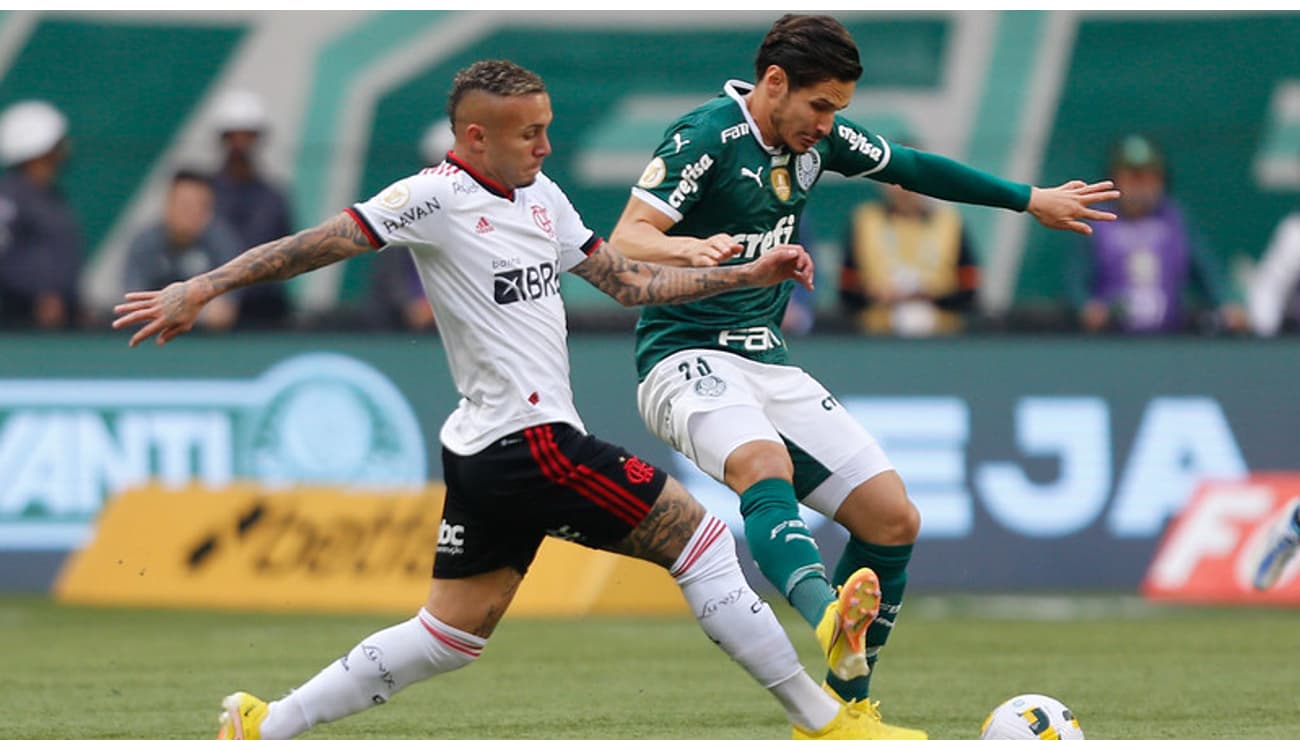 Flamengo e Palmeiras fazem bom jogo no Maracanã, mas empatam sem