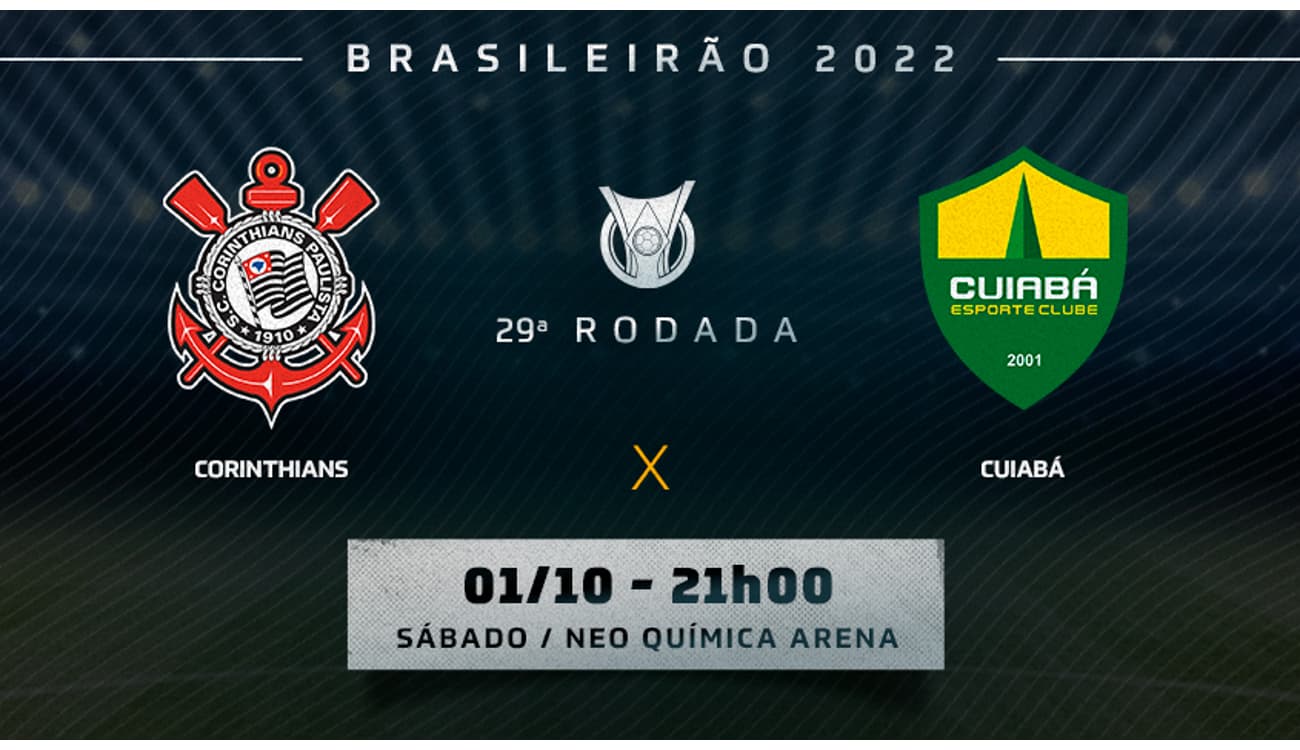 Corinthians x Cuiabá ao vivo: jogo do Corinthians ao vivo e online com  imagens pelo Brasileirão