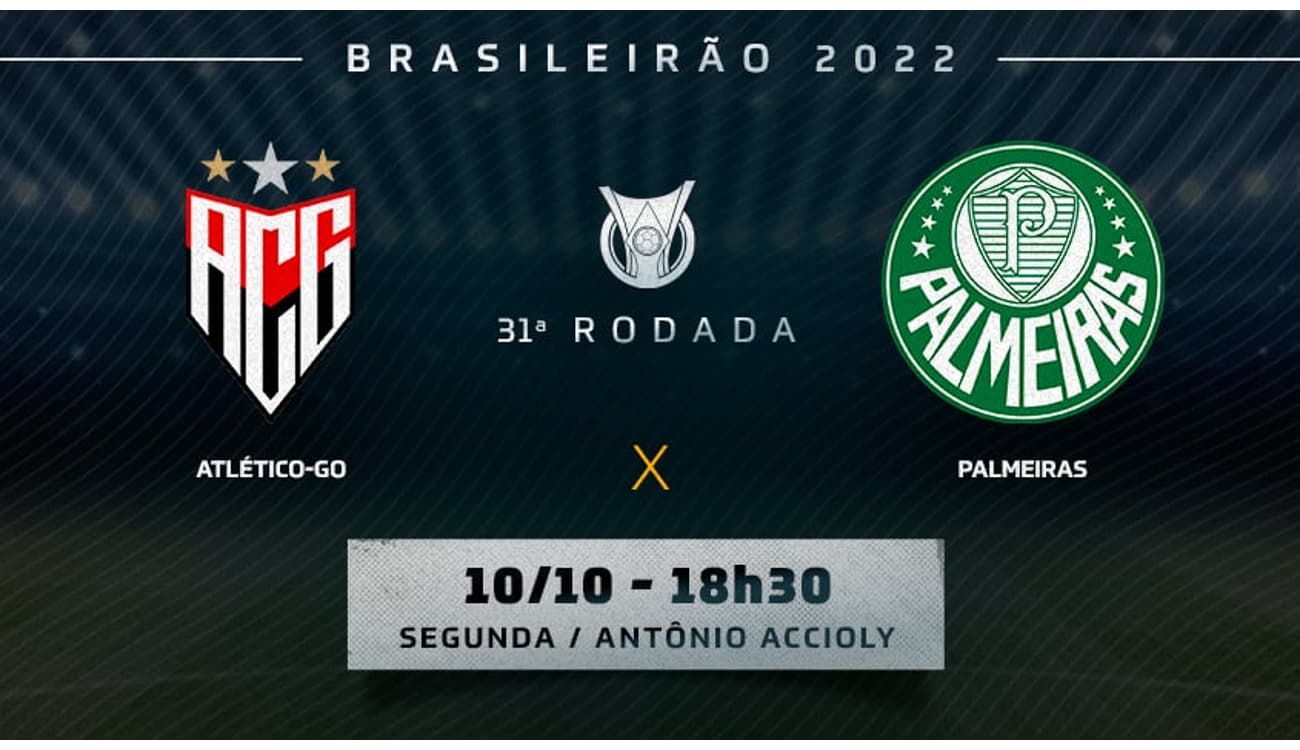 Palmeiras ao vivo! Veja onde assistir jogo diante do Atlético-GO pelo  Brasileirão 2022